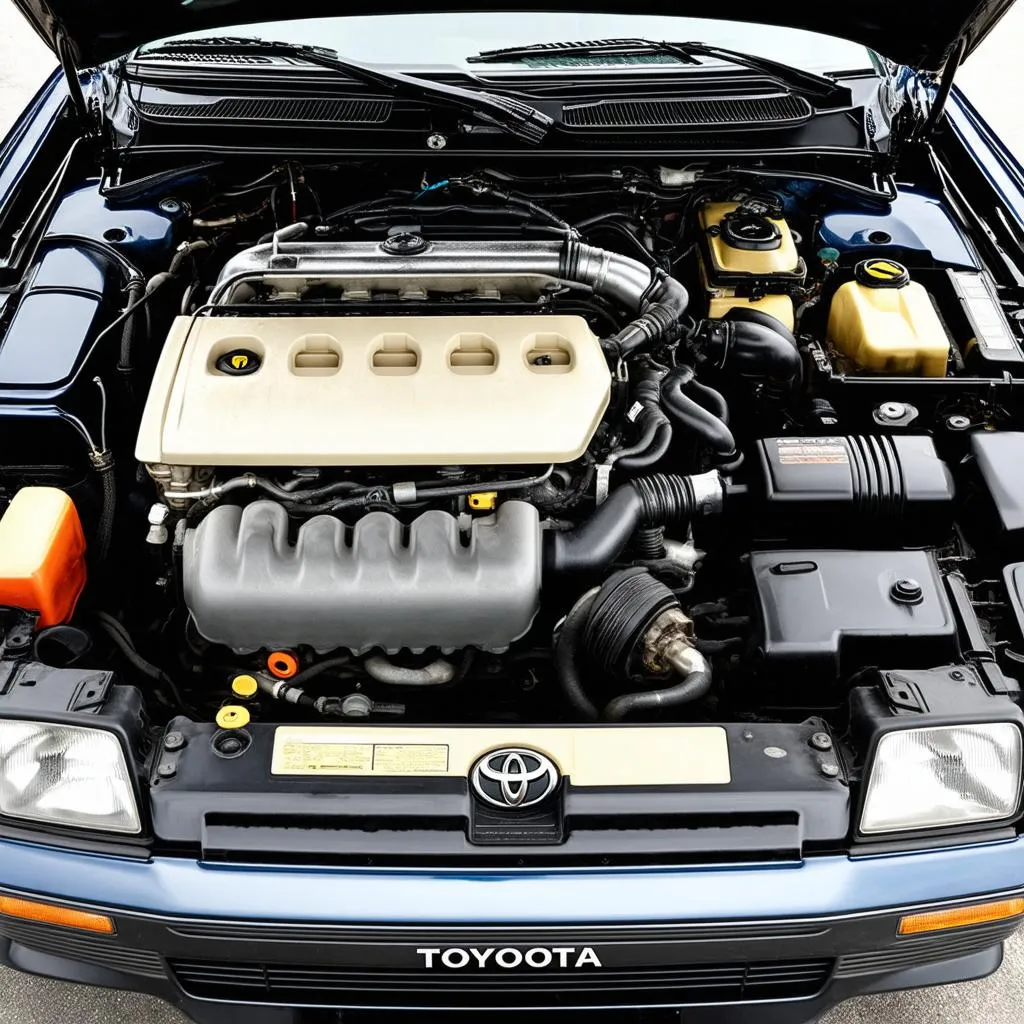 1992 Toyota Corolla Engine Bay