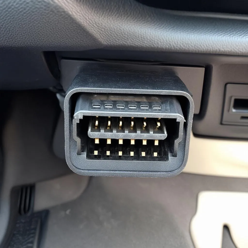 OBD-I connector location