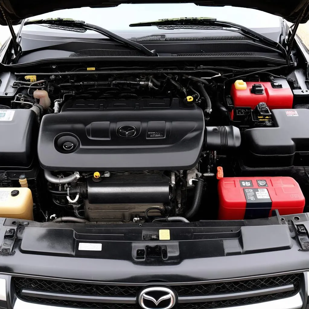 2002 Mazda Tribute Engine Bay