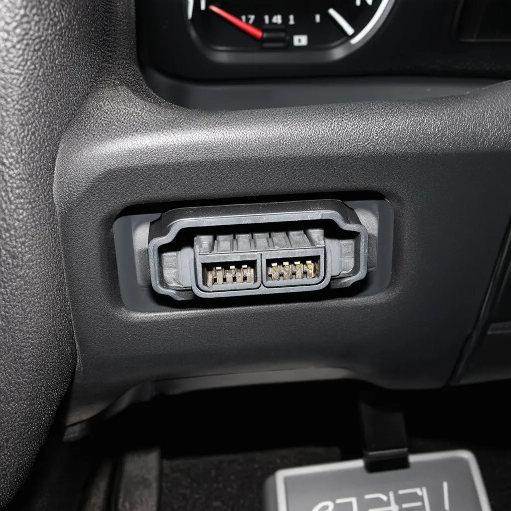 Location of the OBD2 Port on a 2003 Dodge Dakota