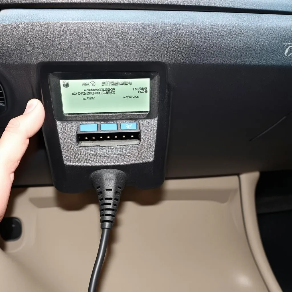 OBD2 Scanner in Use