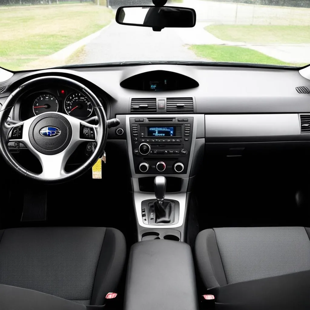 Subaru Legacy GT dashboard