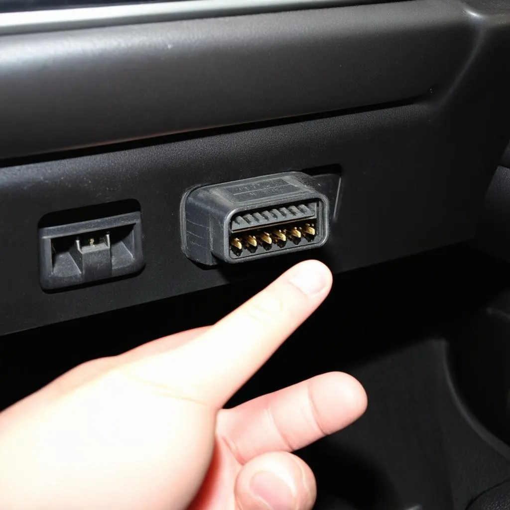 OBD port location in 2005 Ford Ranger