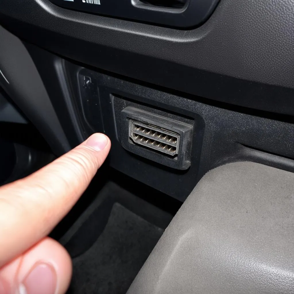 2008 Sierra OBD Port Location