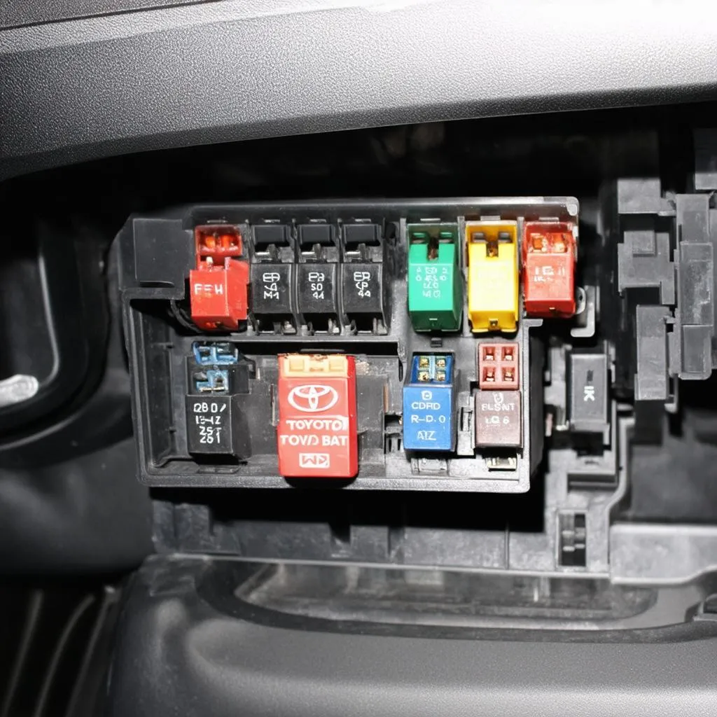 2009 Toyota RAV4 Fuse Box Diagram