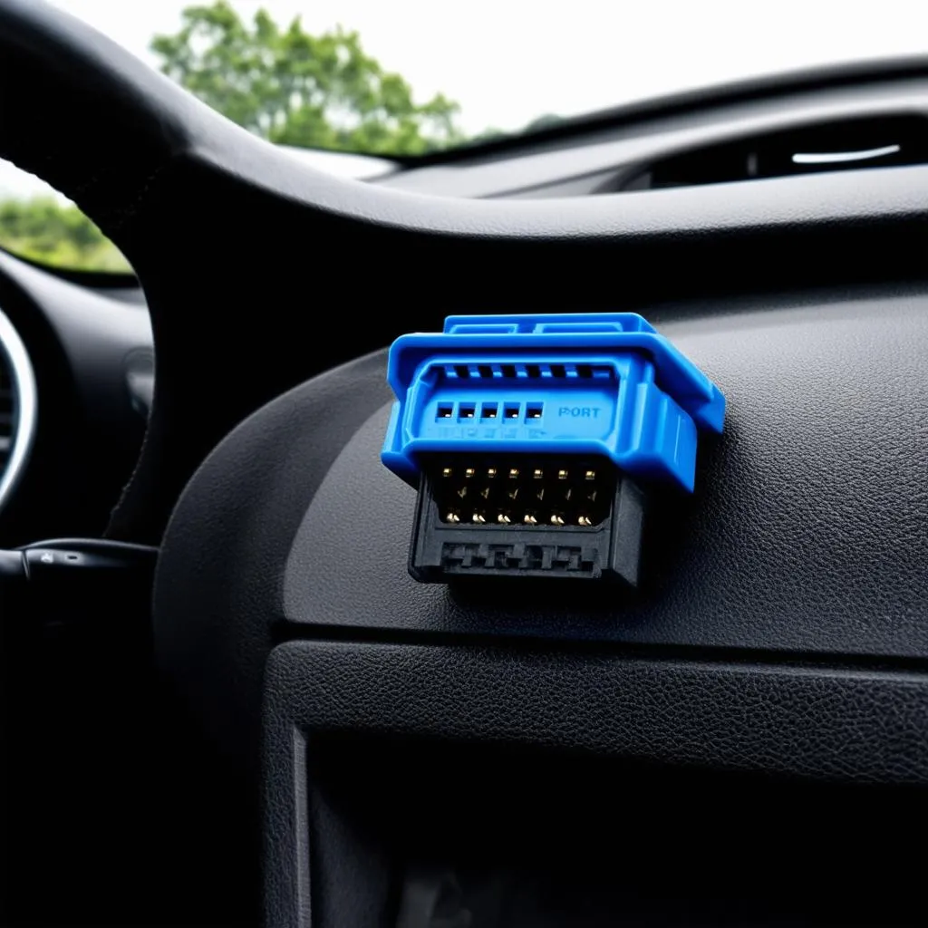 OBD port location in a car