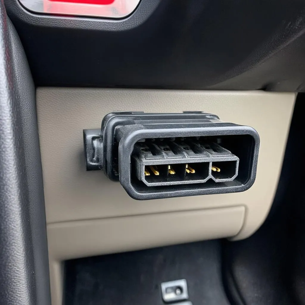 OBD connector location in a 2020 Kenworth truck