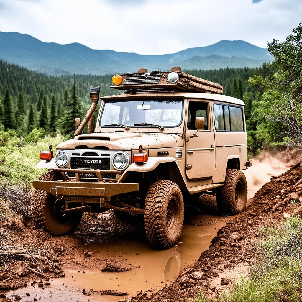 80 Series Land Cruiser Off-Roading