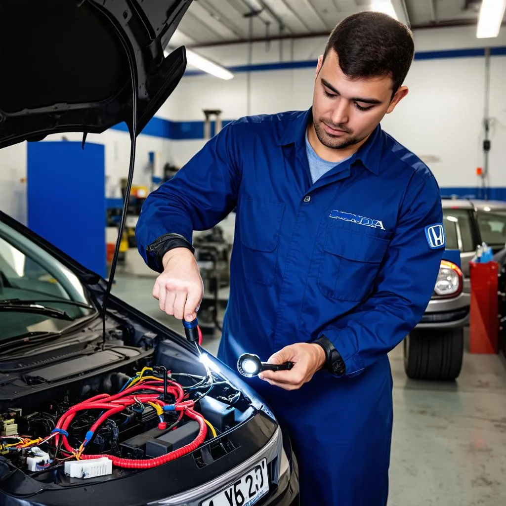 Car wiring inspection