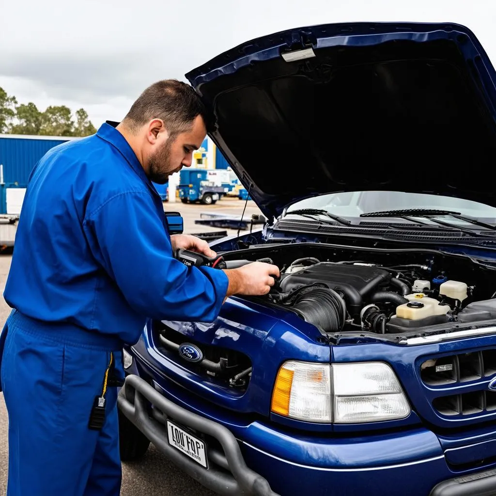 OBD Scanner on Ford Ranger