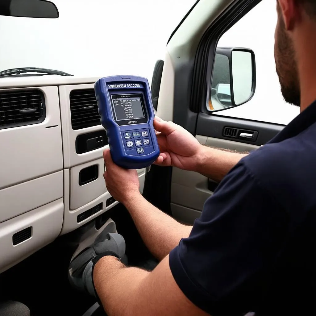 OBD2 Scanner in Use