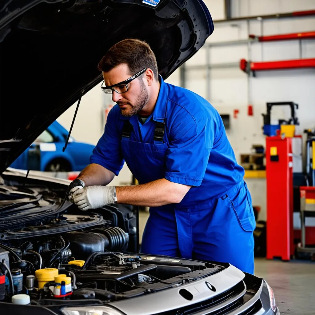 Mechanic Working