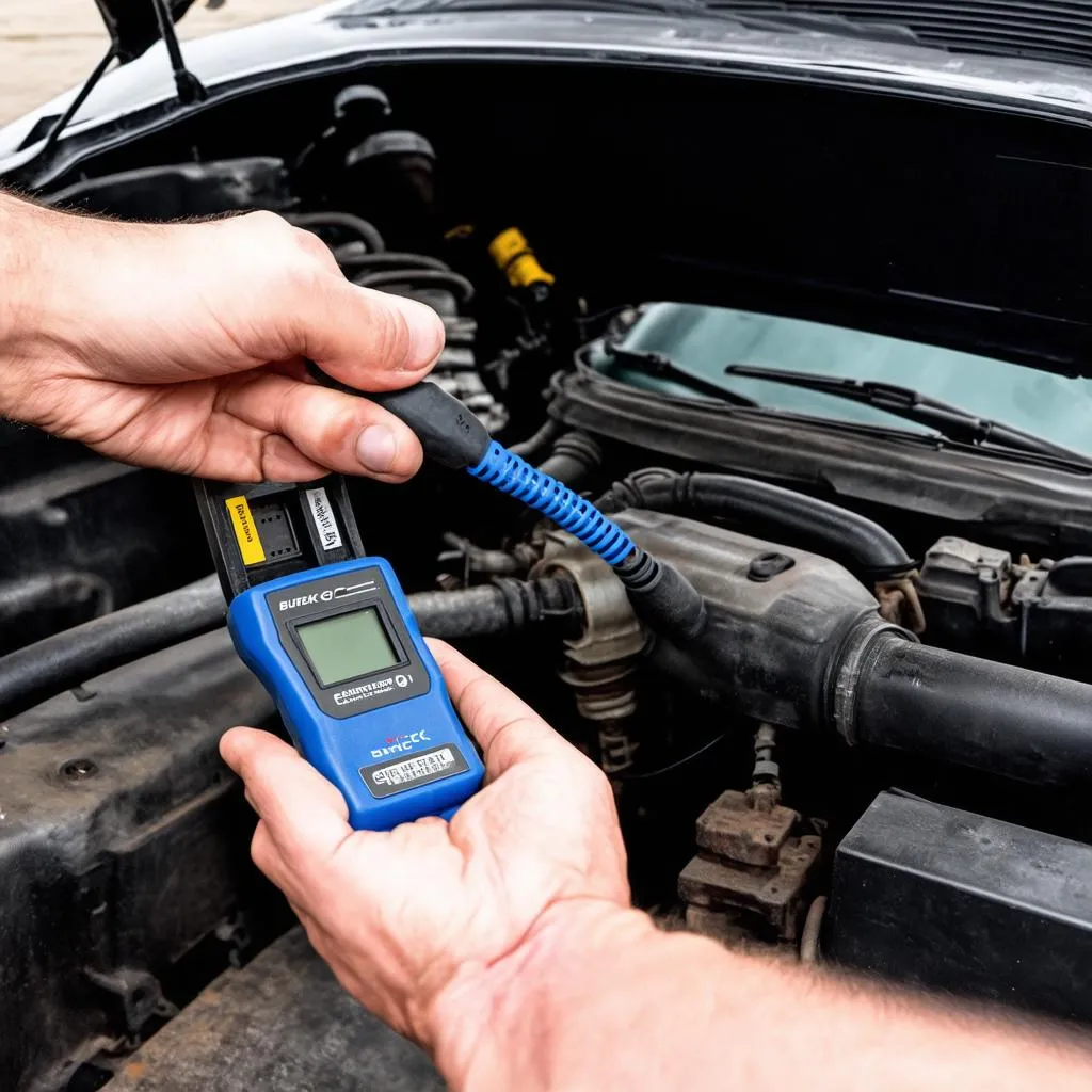 OBD Scanner in Use