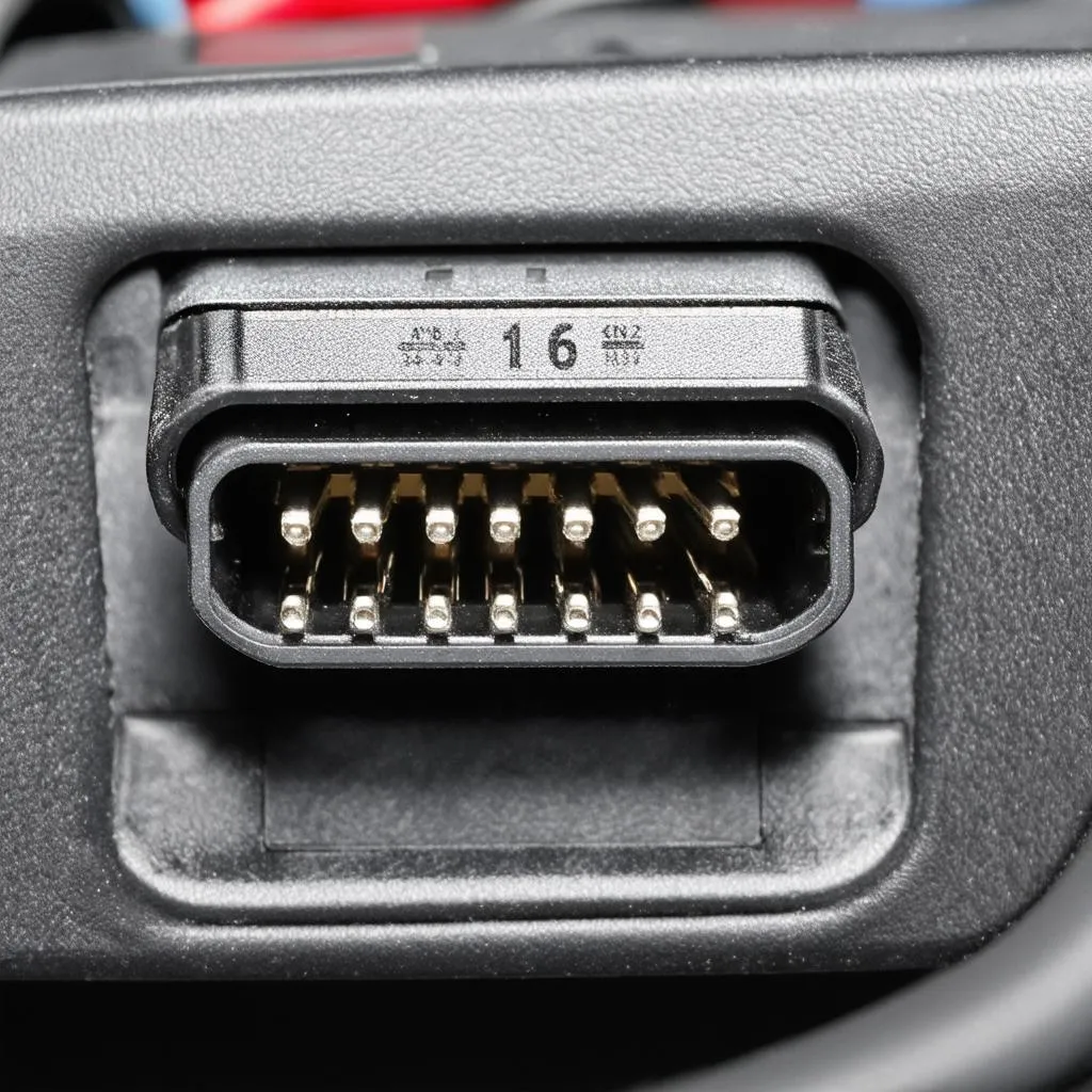 OBD II port pins diagram