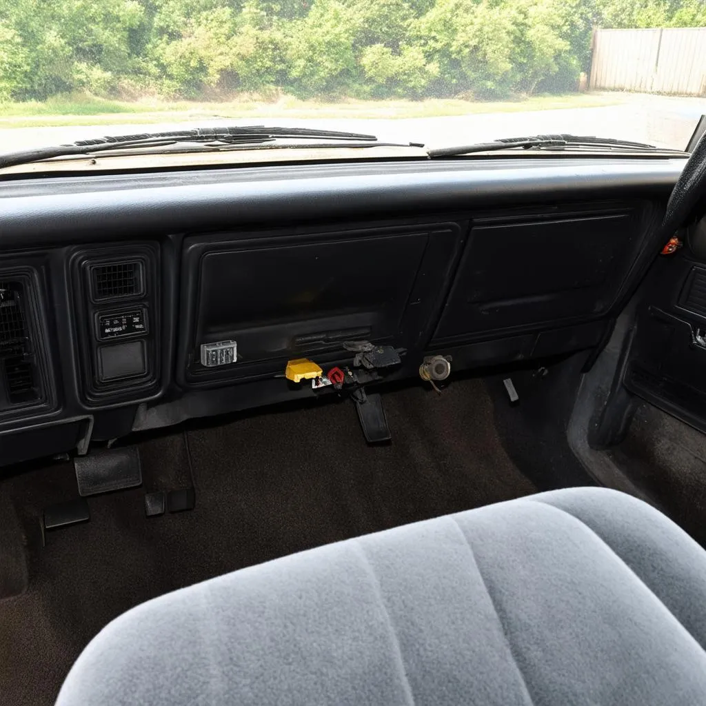 1990 Chevy truck OBD port location