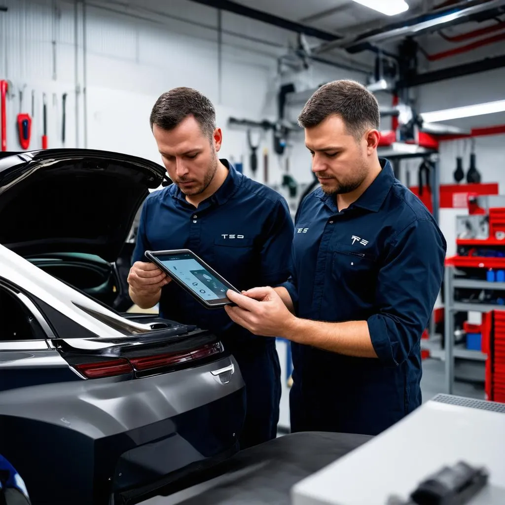 Tesla technician