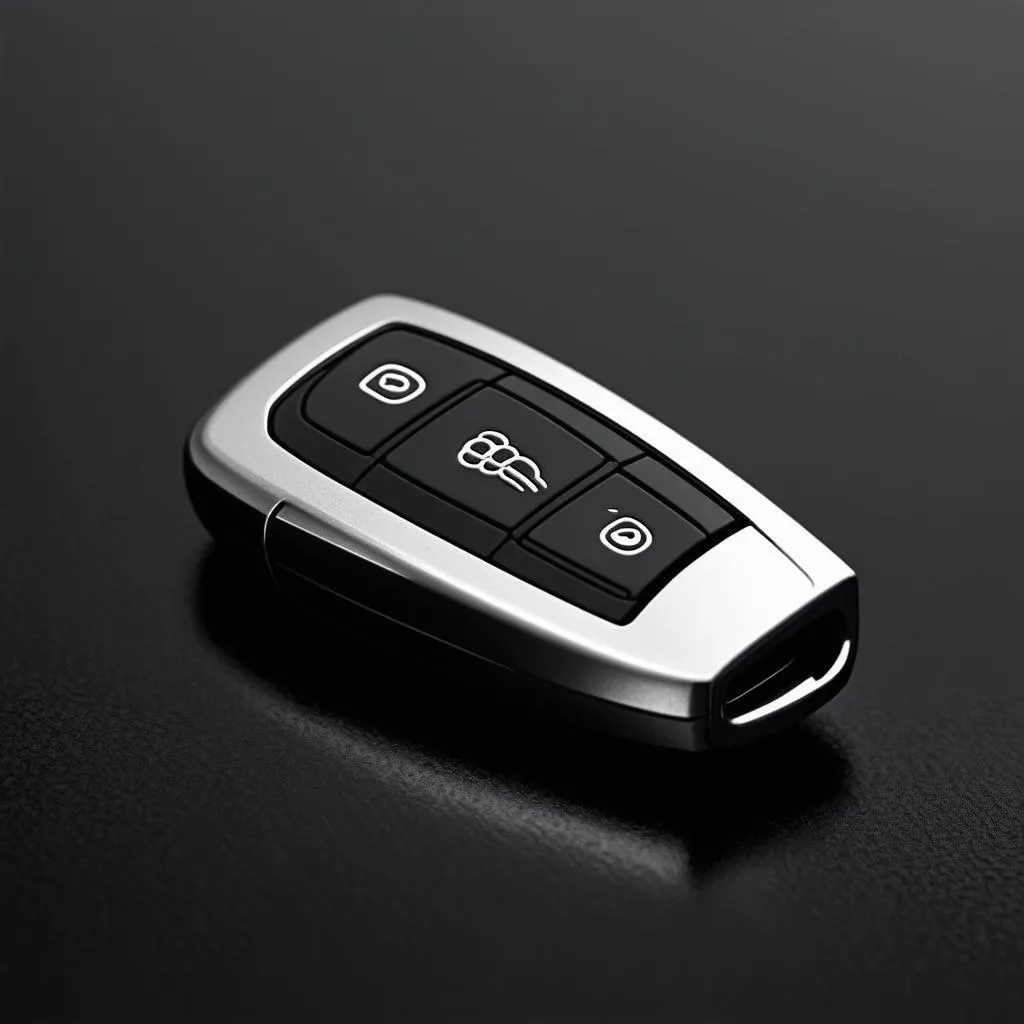 Modern Audi car key with remote control