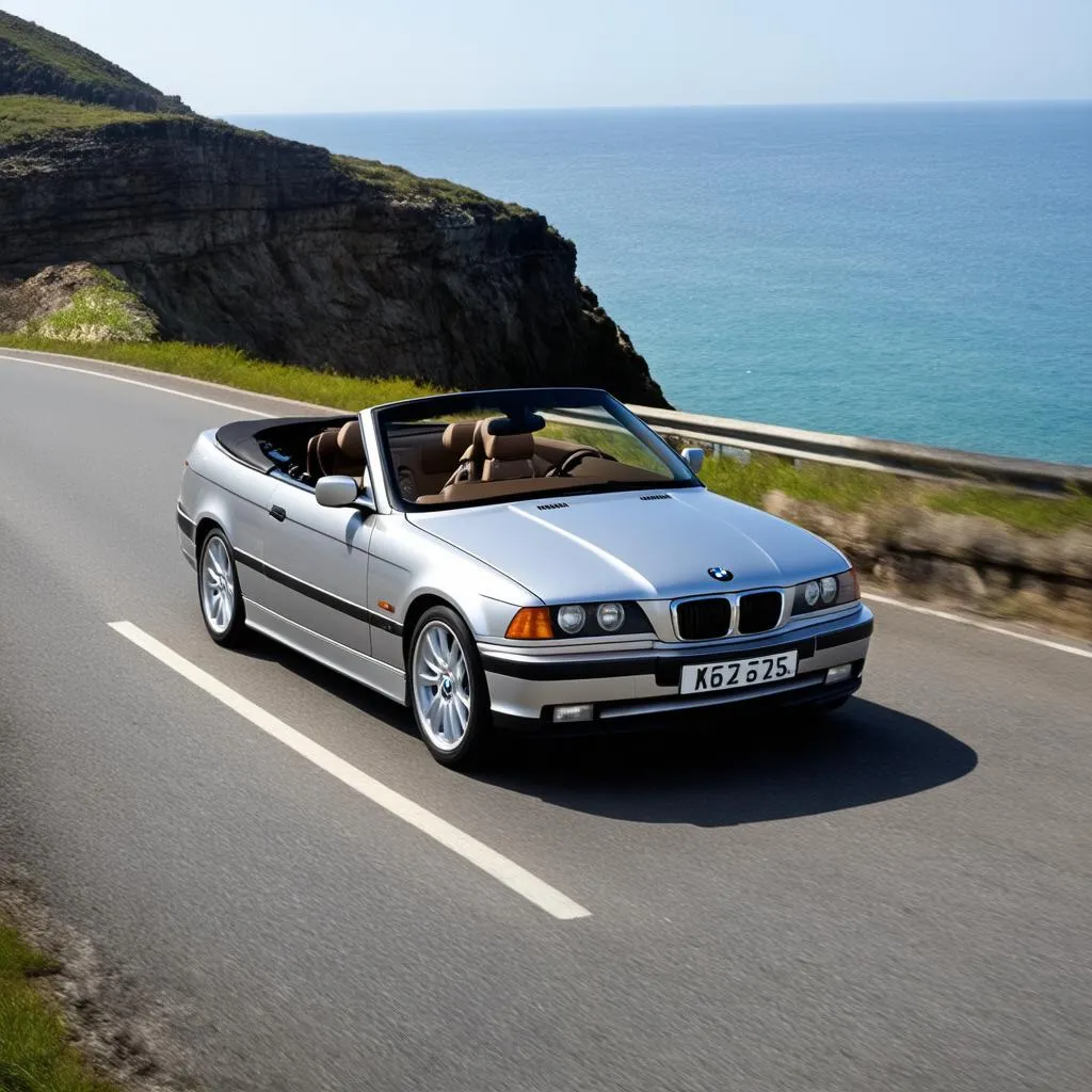 Driving a BMW 325i