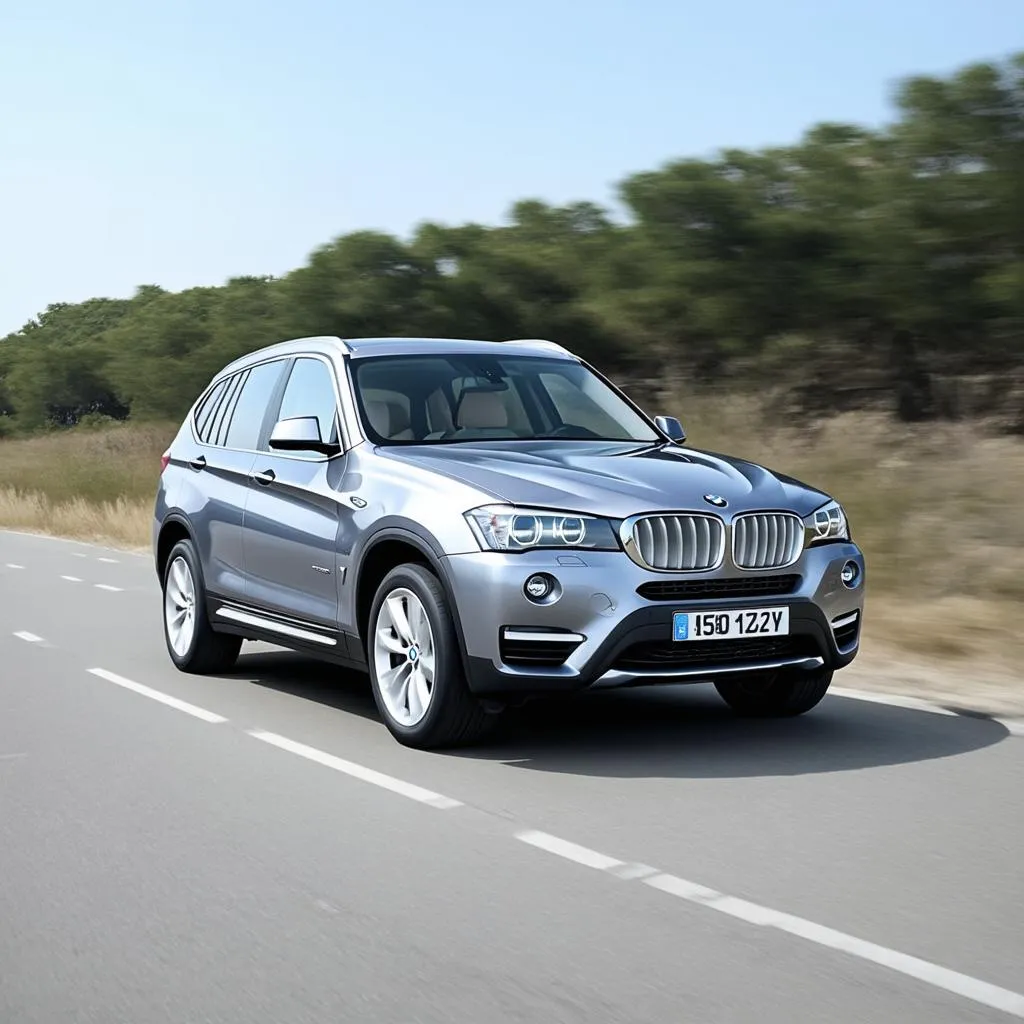 BMW X3 On The Road