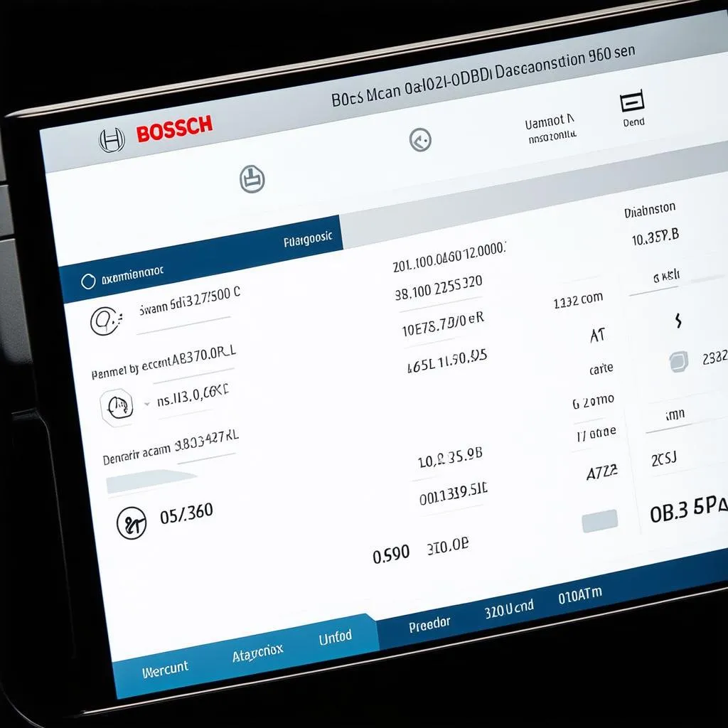 Bosch OBD Scan Tool Interface