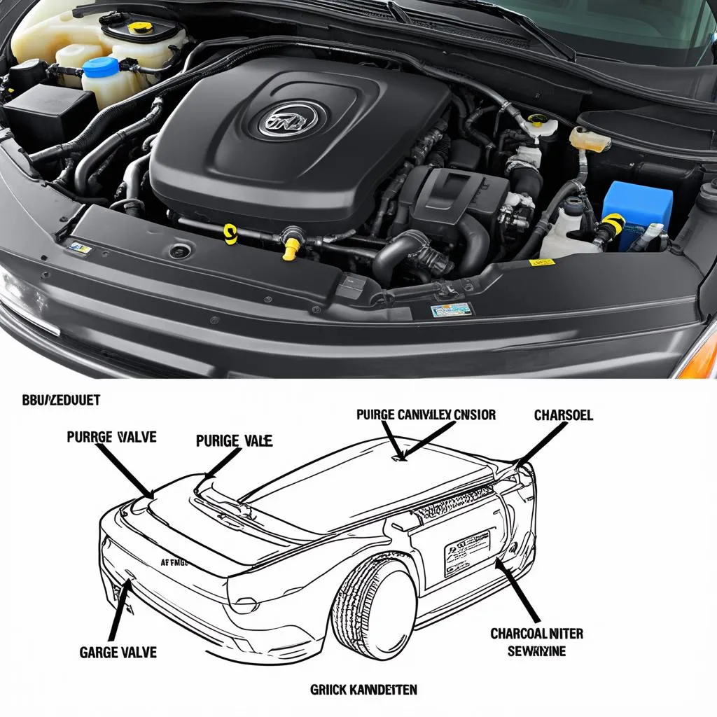 Buick Rendezvous EVAP system diagram