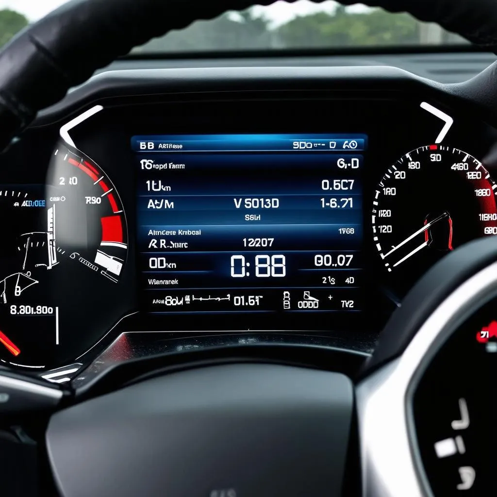 Modern Car Dashboard