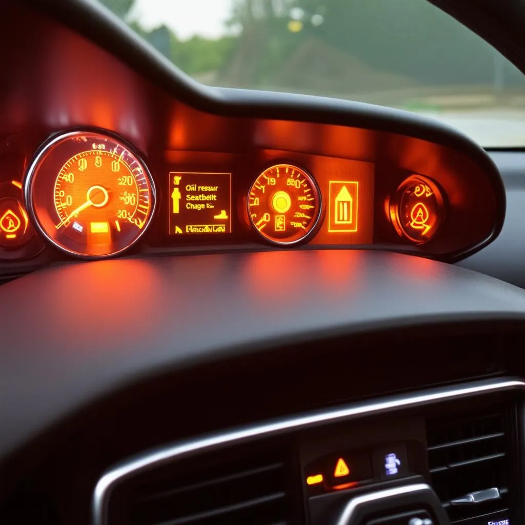 car dashboard warning lights