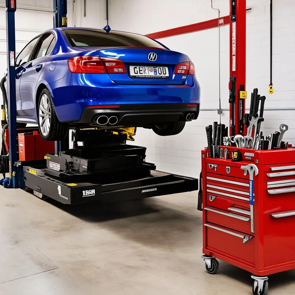 Car Repair Shop Interior