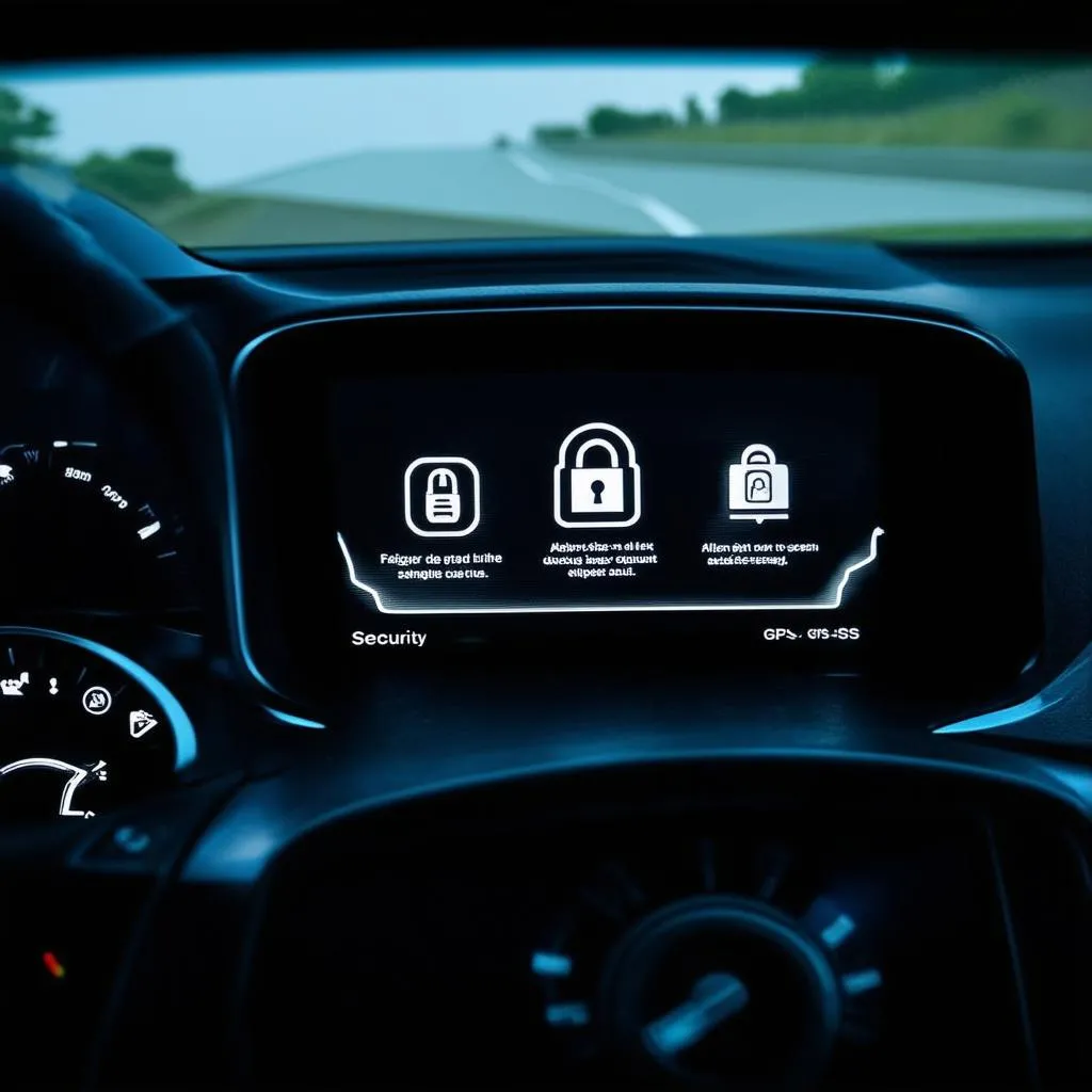 Car Security System Dashboard