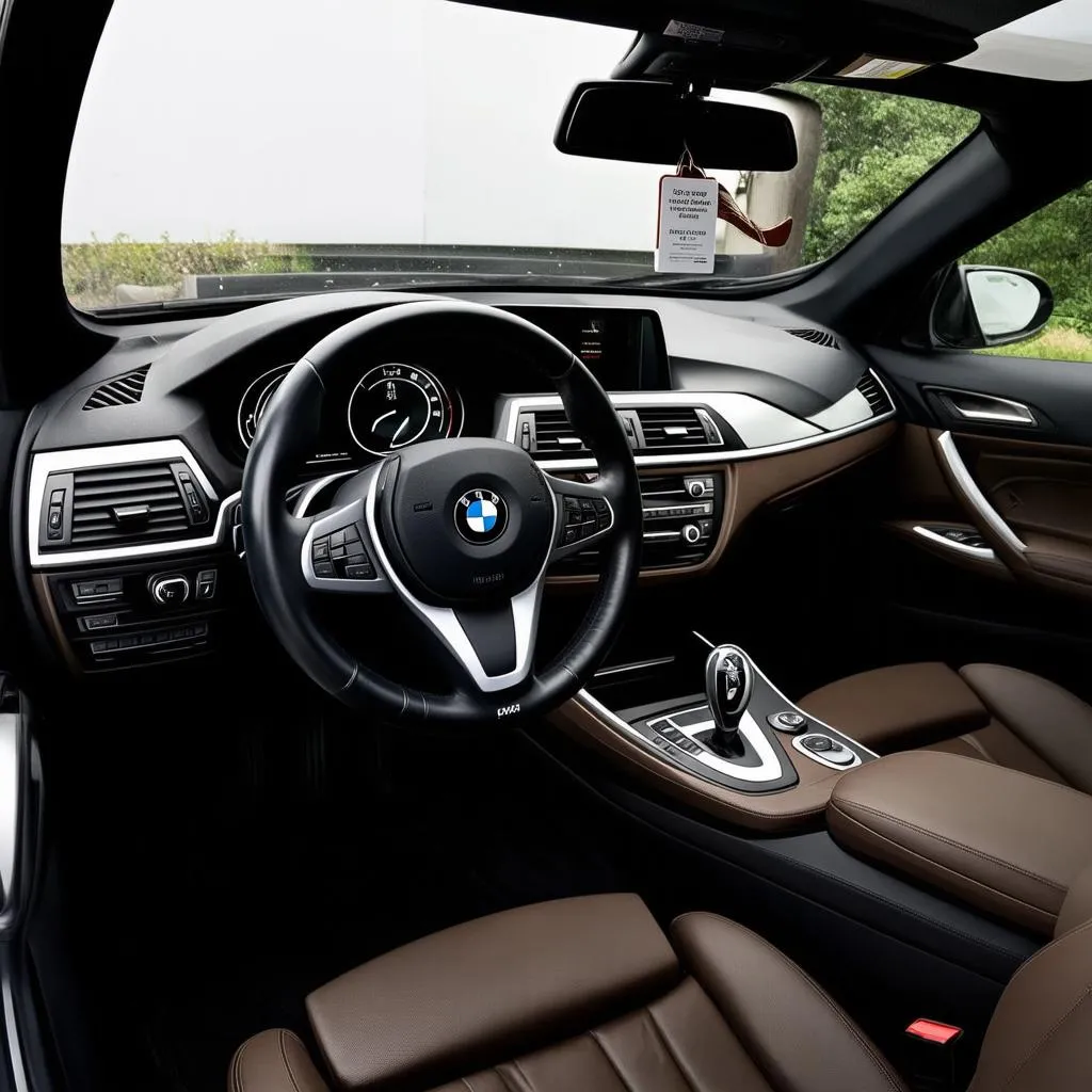 Clean BMW Interior