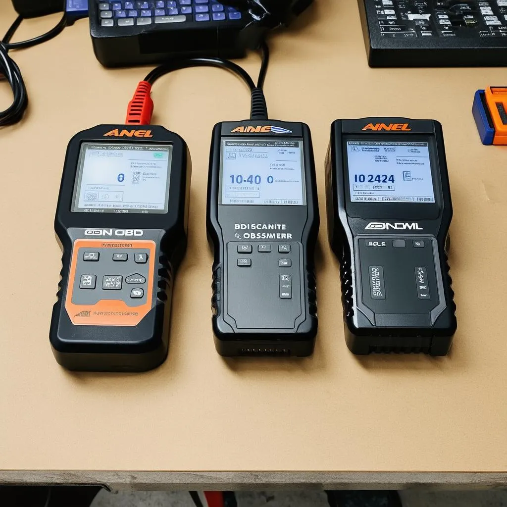 Different types of Ancel OBD scanners