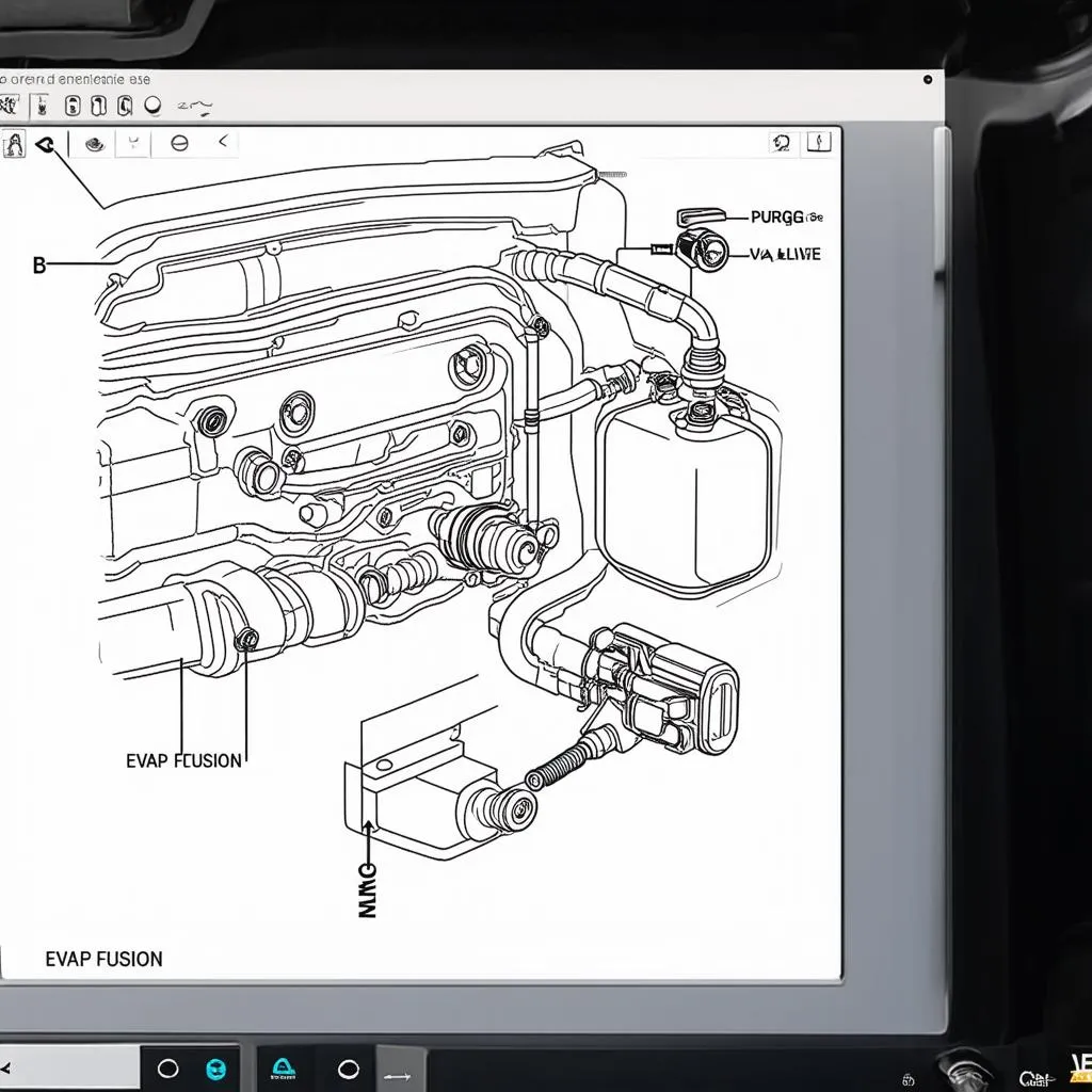 Ford Fusion EVAP system diagram