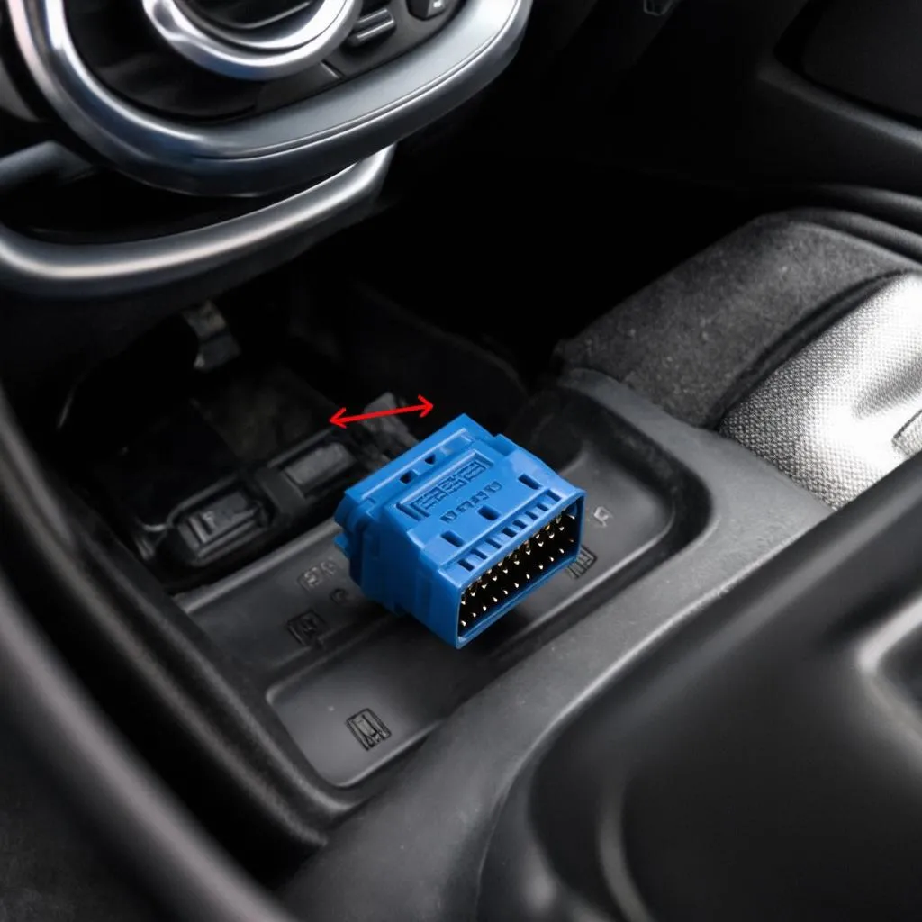 f30 obd connector location