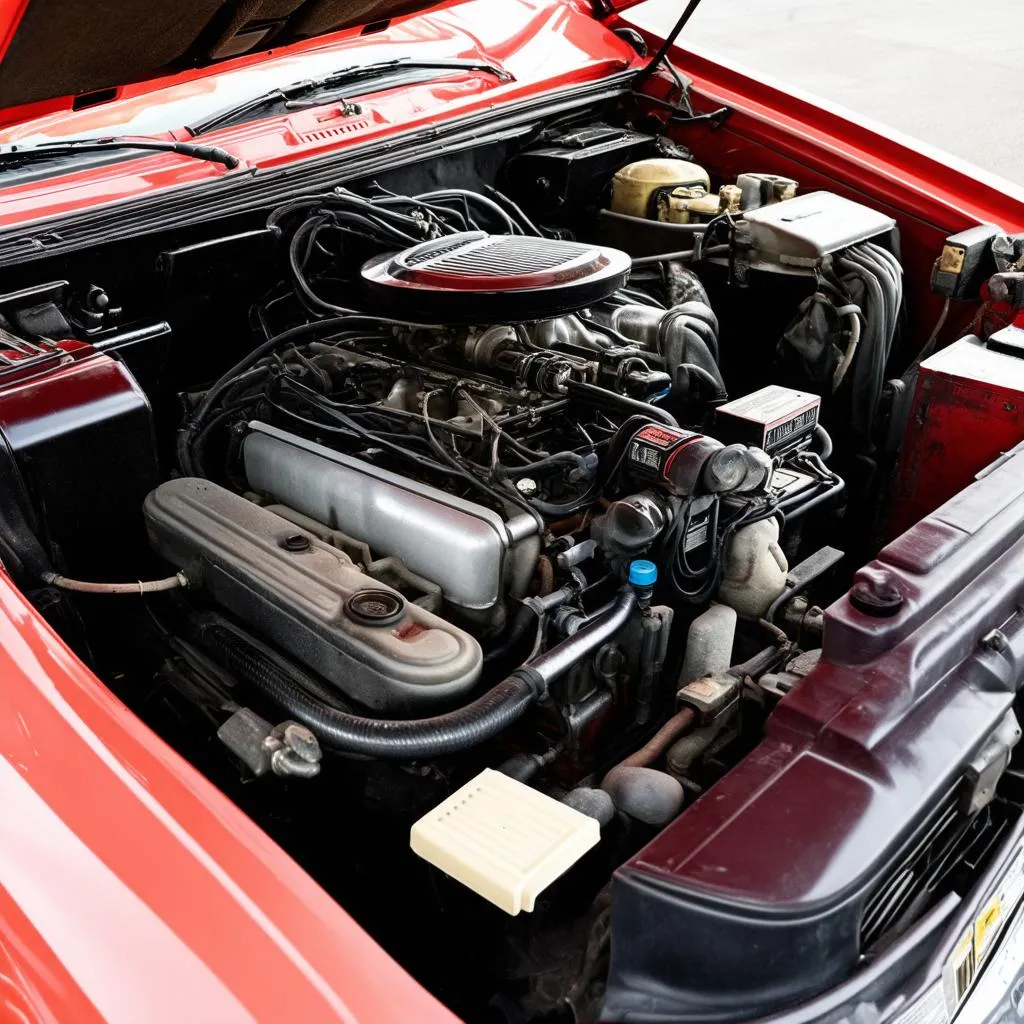 Ford Escort Engine Bay