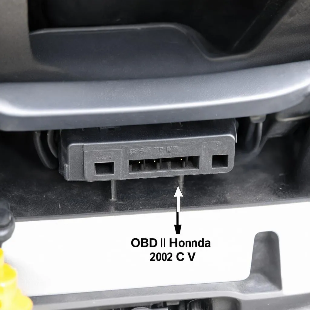 Honda CR-V OBD port diagram