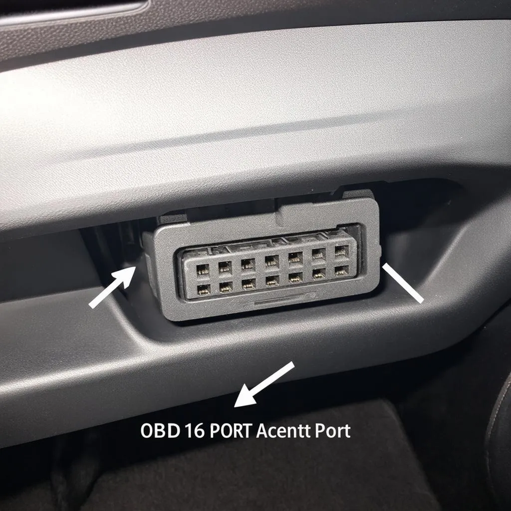 2016 Hyundai Accent OBD Port Location