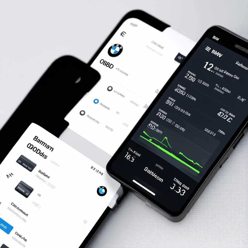 BMW OBD app interface