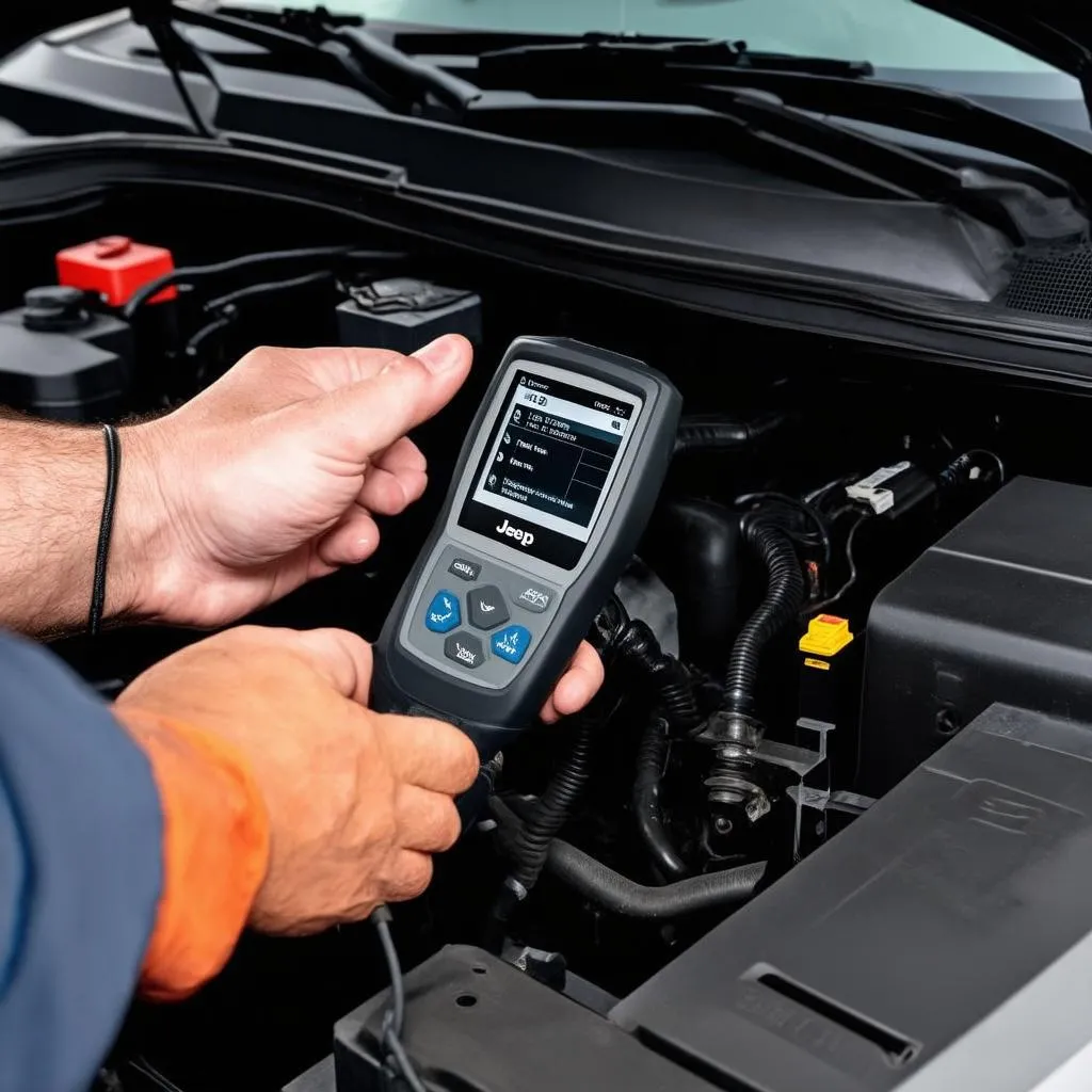 Jeep Grand Cherokee OBD2 diagnostic process