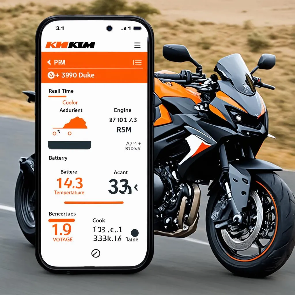 KTM 390 Duke Diagnostic App