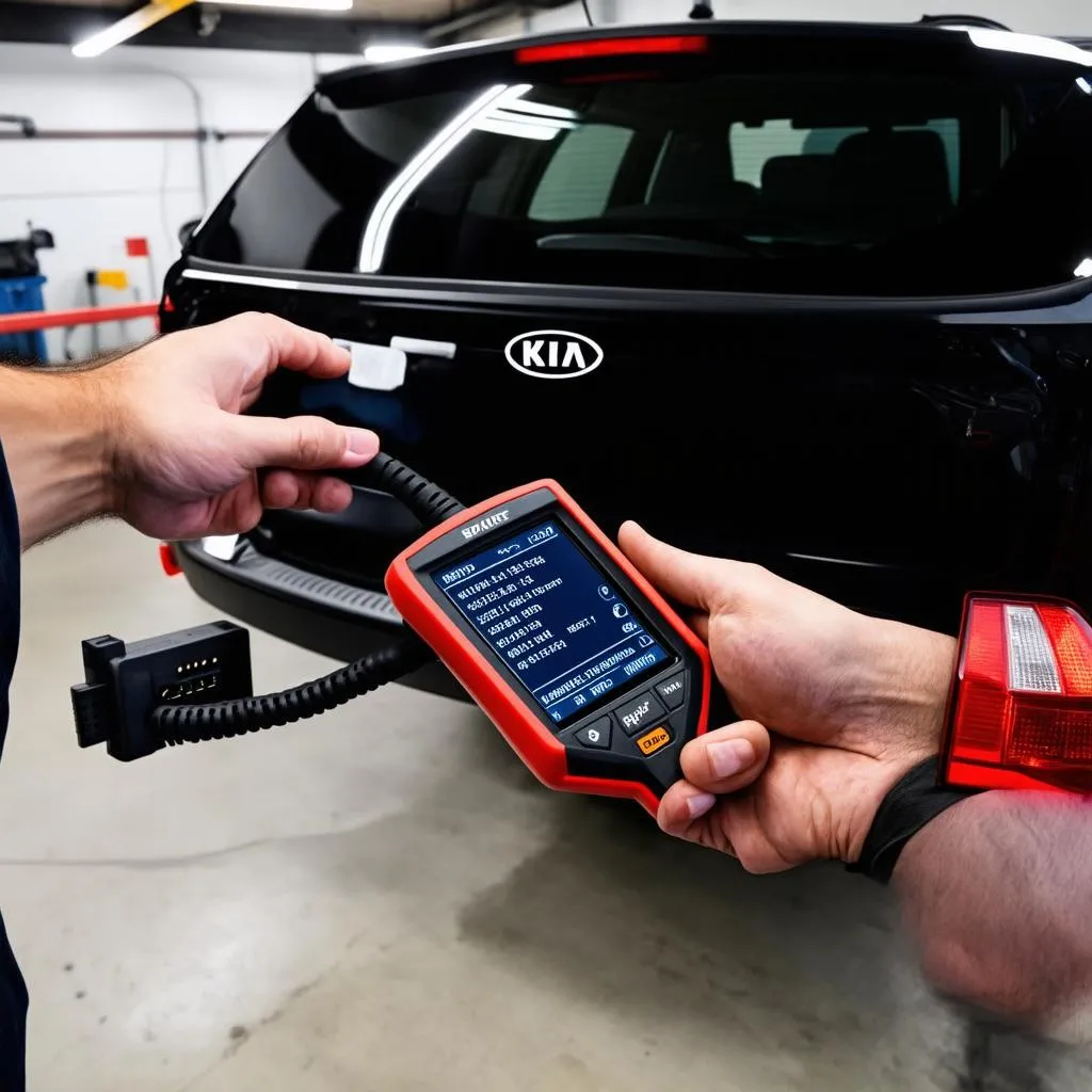 OBD Scanner in Use