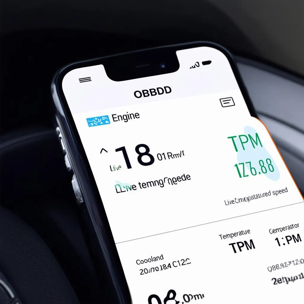 OBD App on Smartphone