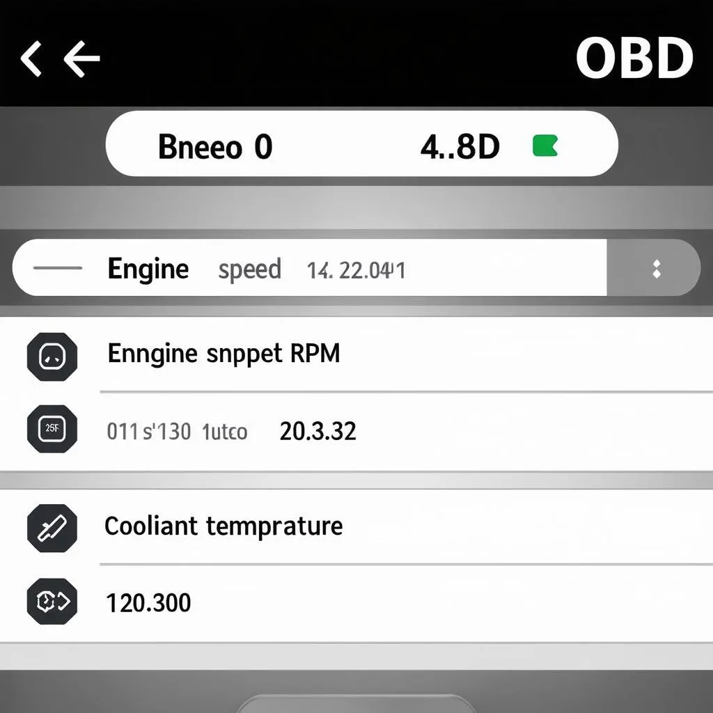 OBD App Interface