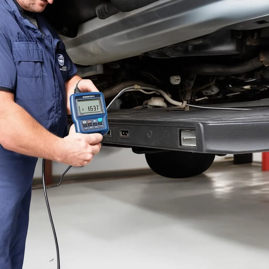 1995 Car with OBD Scanner