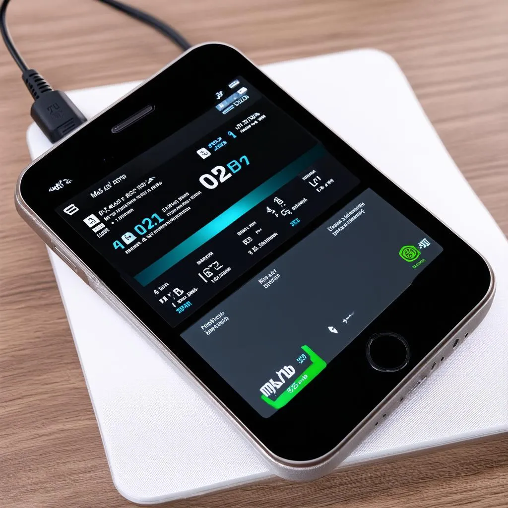 OBD Scanner App on Smartphone