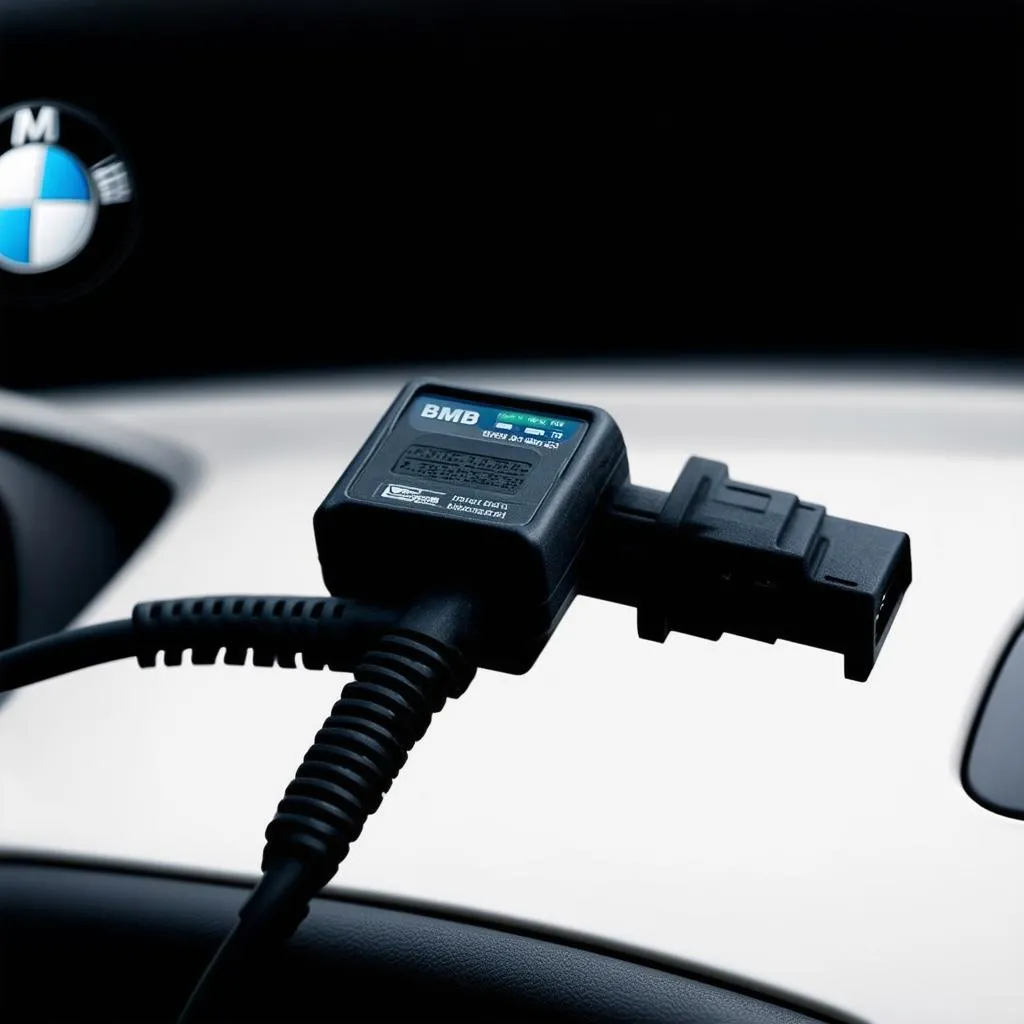 OBD Scanner Connected to BMW 328i