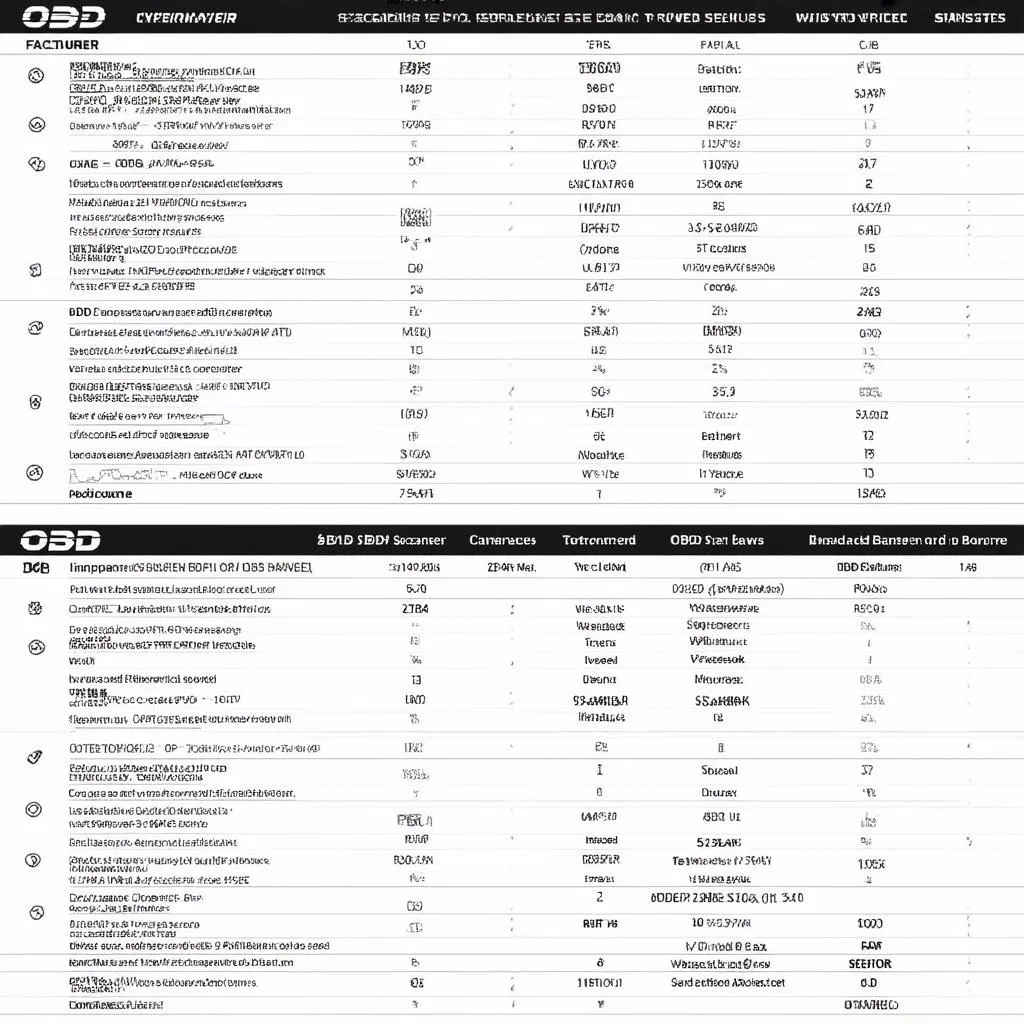 Popular OBD scanner brands