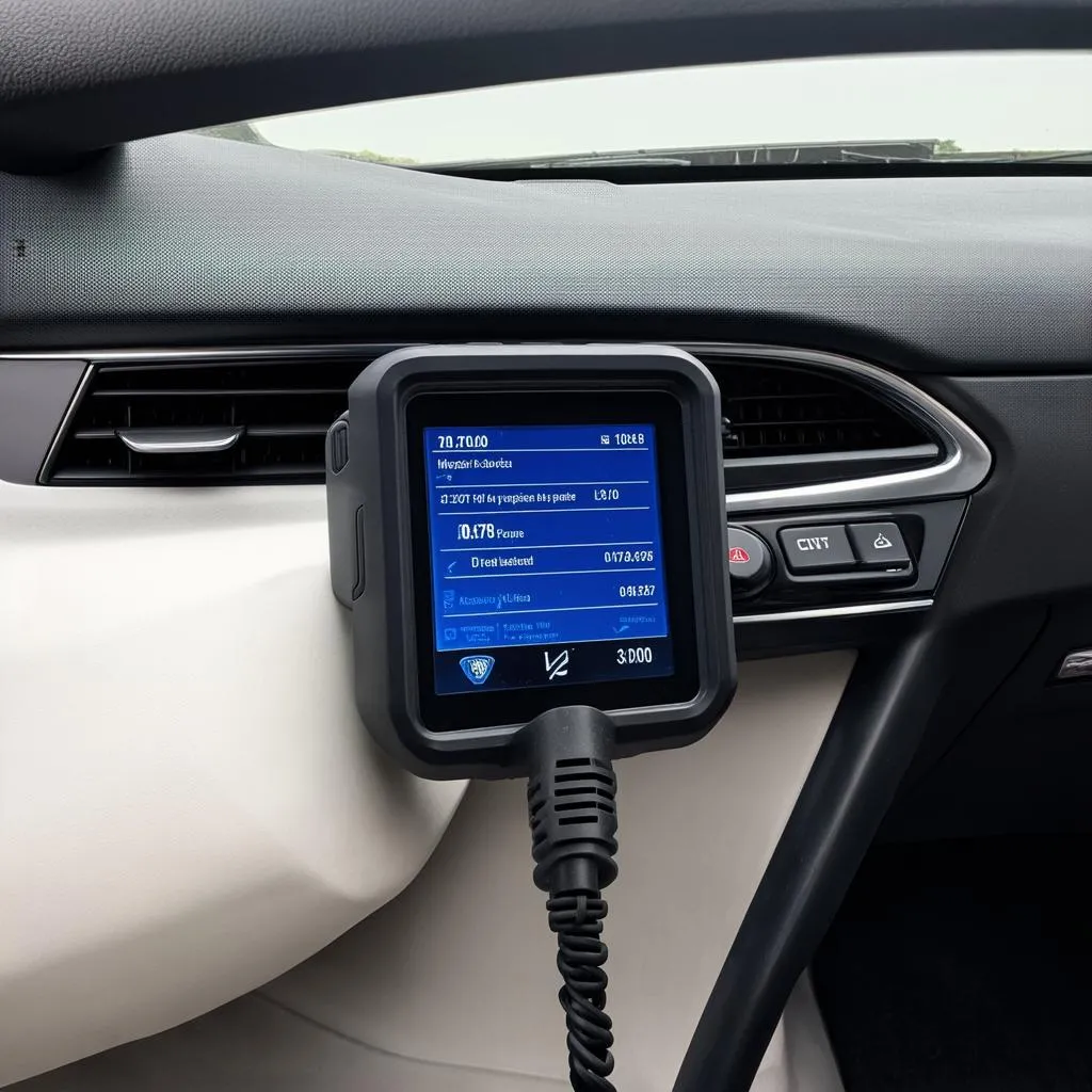 OBD Scanner in Use