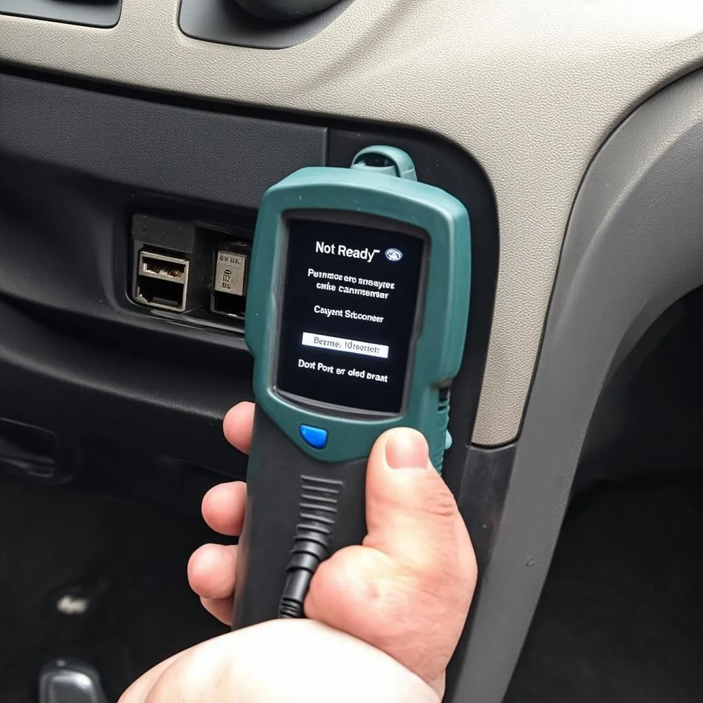 OBD Scanner in Use