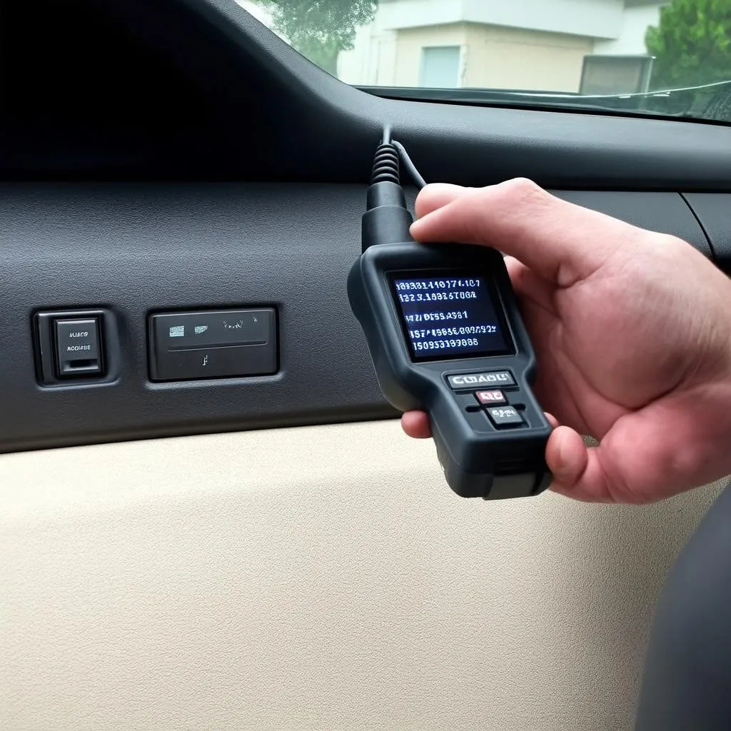 OBD Scanner in Use