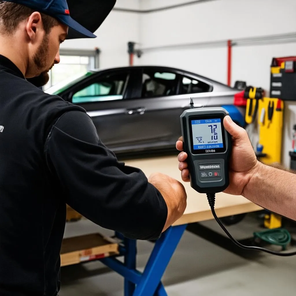 OBD Scanner in Car